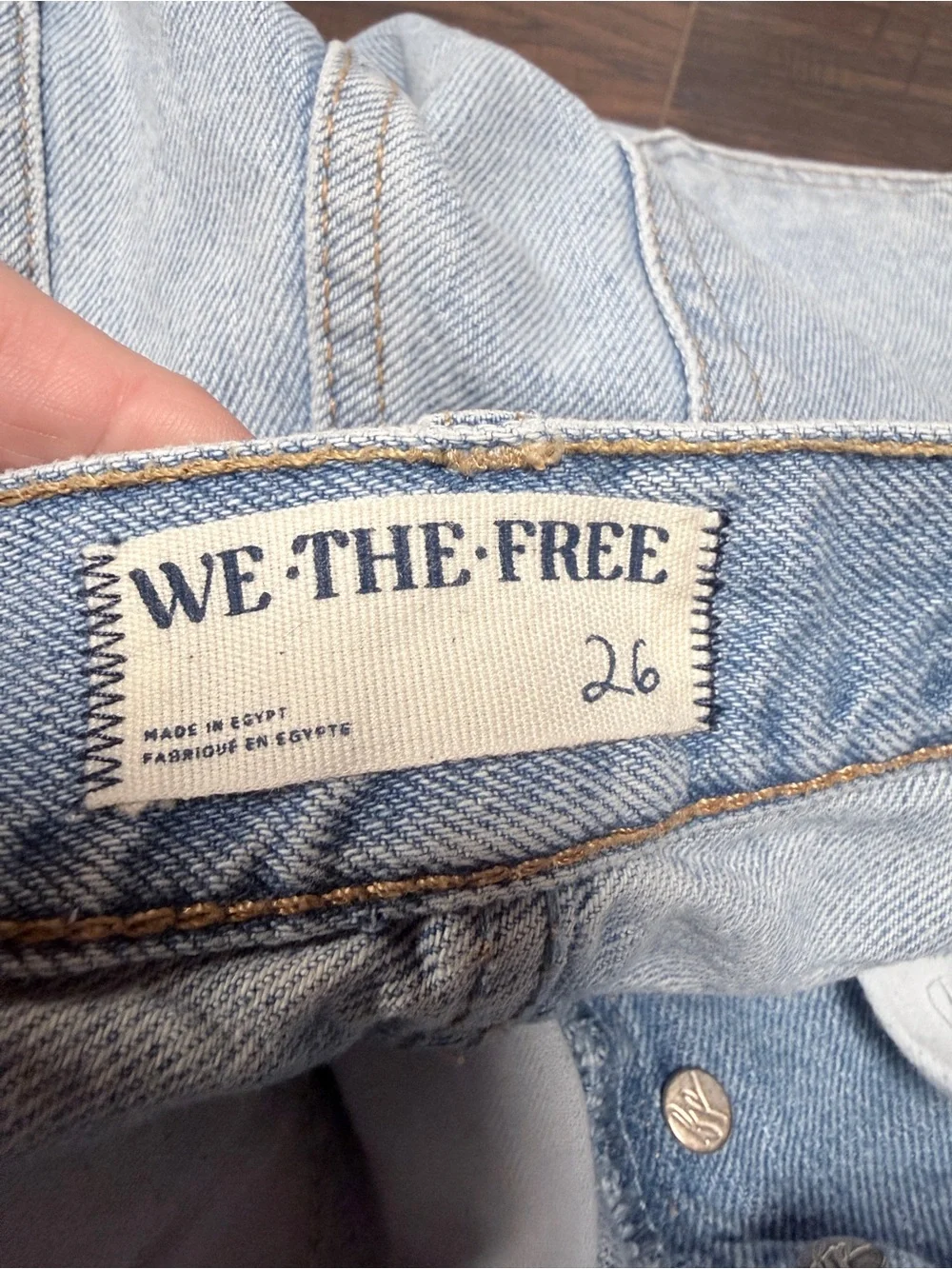 WE THE FREE BUG SUR COAST BOYFRIEND LONG DENIM JEAN SHORTS